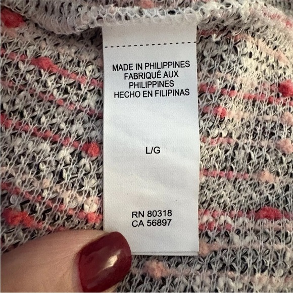 Lucky Brand Textured Square-Neck Top Womens Size Large (1305)‎ - Picture 7 of 9